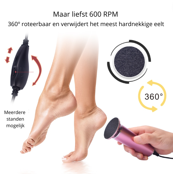 SmoothFeet – Luxe Electric Pedicure File