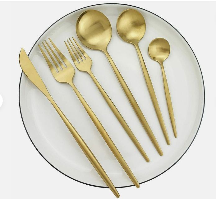 Modern Luxury Stainless Steel Cutlery Set in Stylish Colors