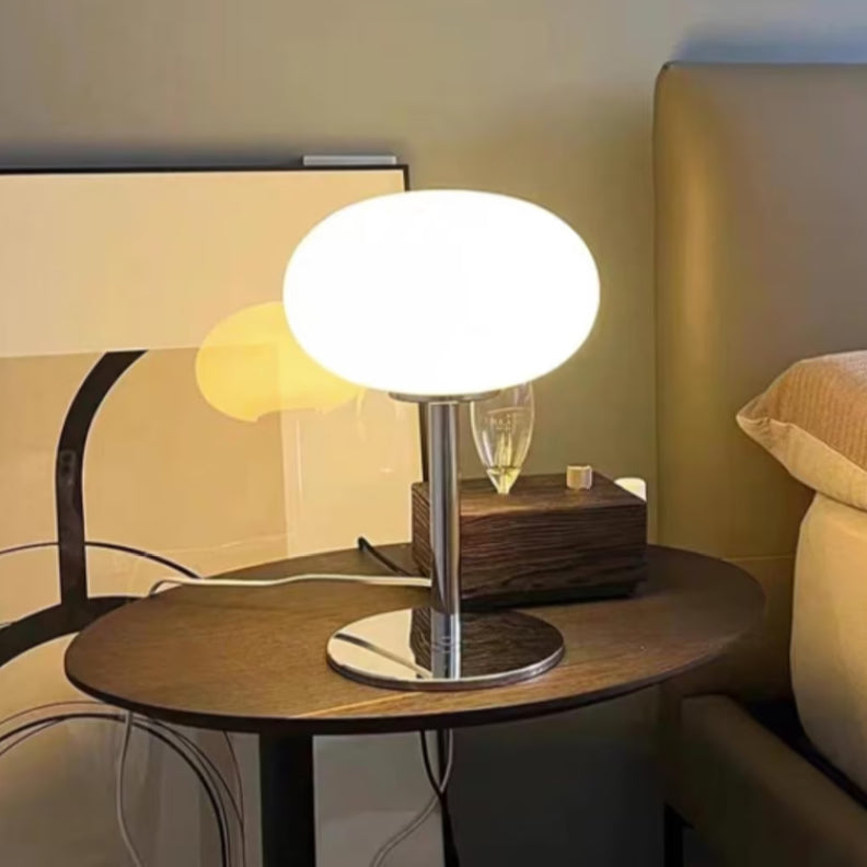 Enchanting Light – Elegant Beige LED Lamp for Atmospheric Lighting