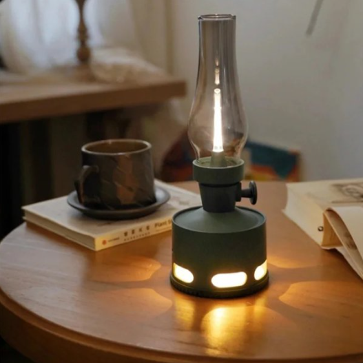 NostalgiaLamp - Vintage LED Lantern for Atmospheric Evenings