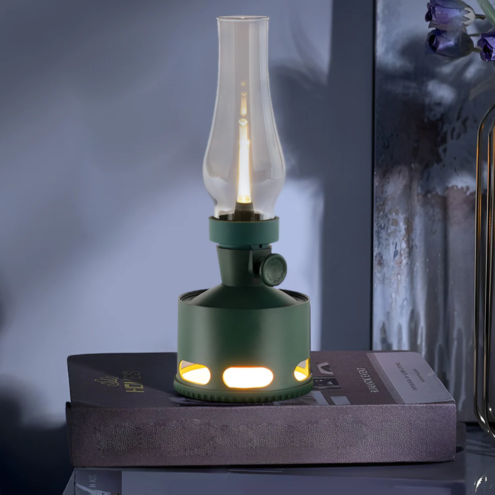 NostalgiaLamp - Vintage LED Lantern for Atmospheric Evenings