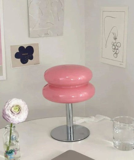 LueurRose - Elegant Dimmable Glass Table Lamp