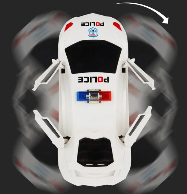 SpeedGlider – Dynamic Police Car with Light and Sound