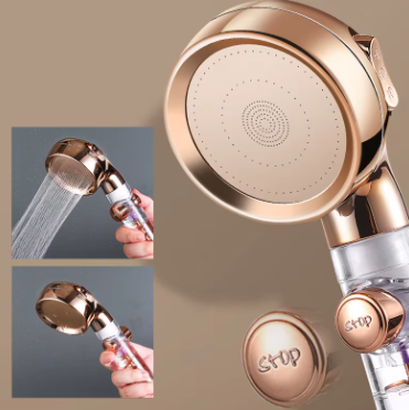 JetStream – Luxury Handheld Showerhead with Water Saving and Turbo Boost