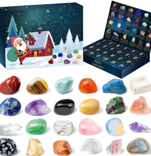 SparklingGems Advent Calendar – 24 Crystals for Festive Fun