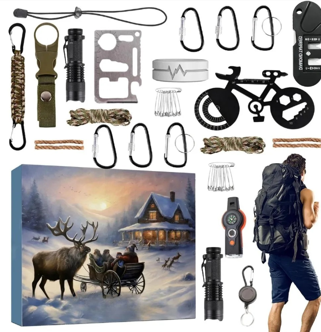 SurvivalPro Advent Calendar 2025 - Essential Outdoor Gear for Adventurers