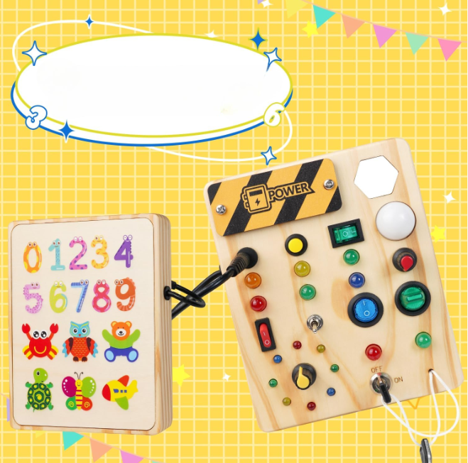 LightPlay – Creative Montessori Play Board with LED Lights