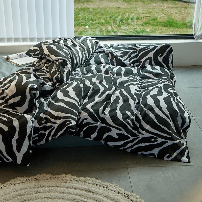 ZebraZen - Luxury Egyptian Cotton Duvet Cover