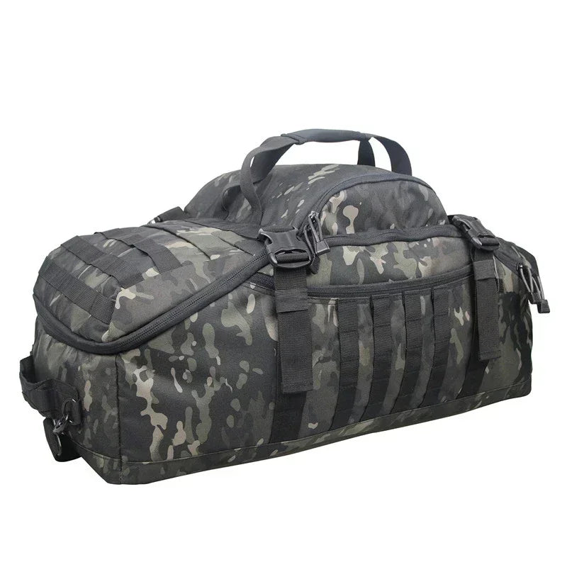 TrailTrek - Rugged Tactical Duffle Bag and Backpack