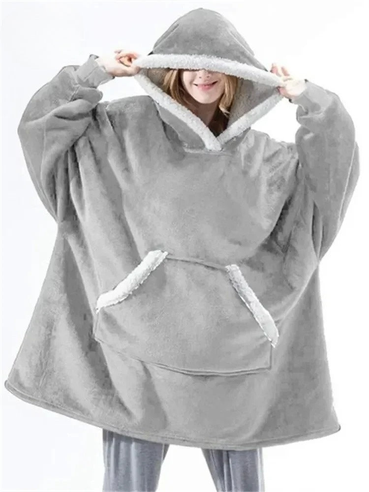 CozyWrap - Luxury Oversized Fleece Hoodie for Ultimate Comfort