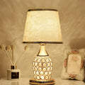 CrystalGlow - Elegant Crystal Glass Table Lamp