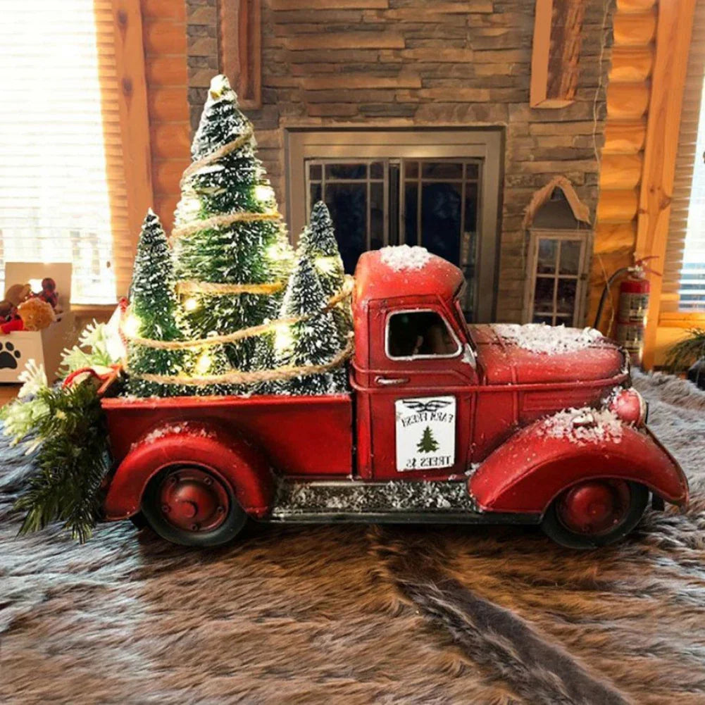 Retro Truck Christmas Ornament - Charming Vintage Christmas Decoration