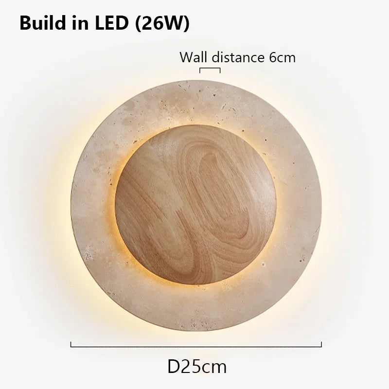 ZenGlow Wall Lamp - Wabi-Sabi Minimalism for Your Wall
