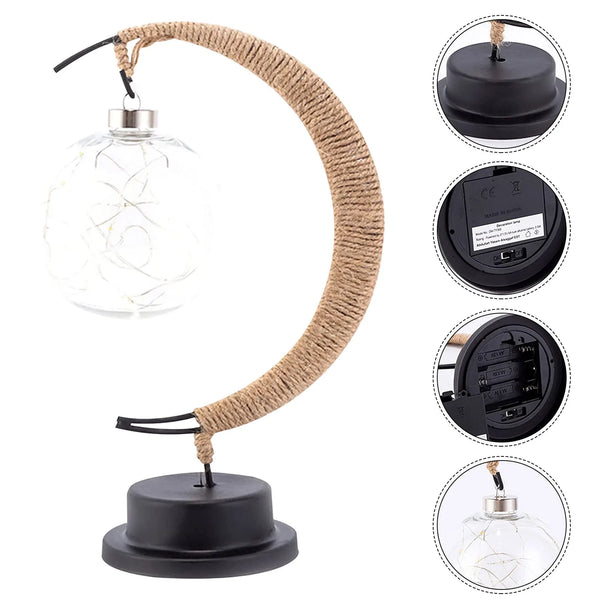 LunarGlow Table Lamp – Magical Moon Lamp for Dreamy Atmospheres