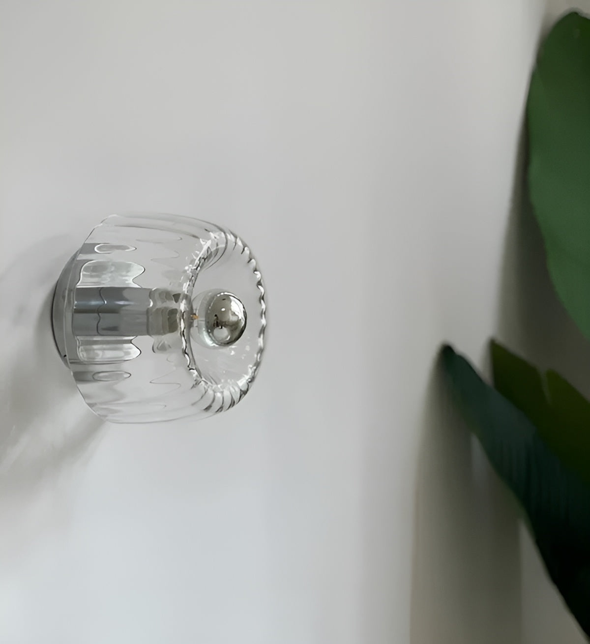 ScandiElegance Wall Lamp – Modern Glass Lighting with Bauhaus Charm