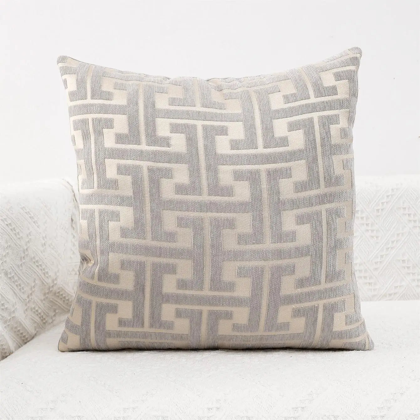 Serenity Luxe Pillowcase - Striped Pillow Cover for a Warm Home