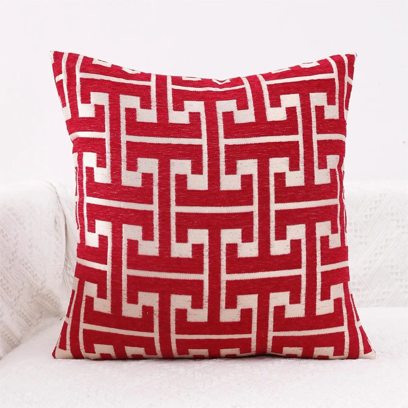 Serenity Luxe Pillowcase - Striped Pillow Cover for a Warm Home