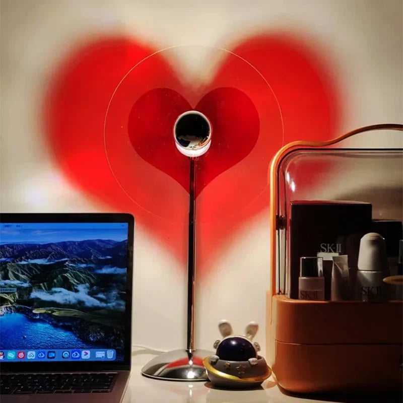 LoveLight – Heart-Shaped LED Lamp for Romantic Lighting