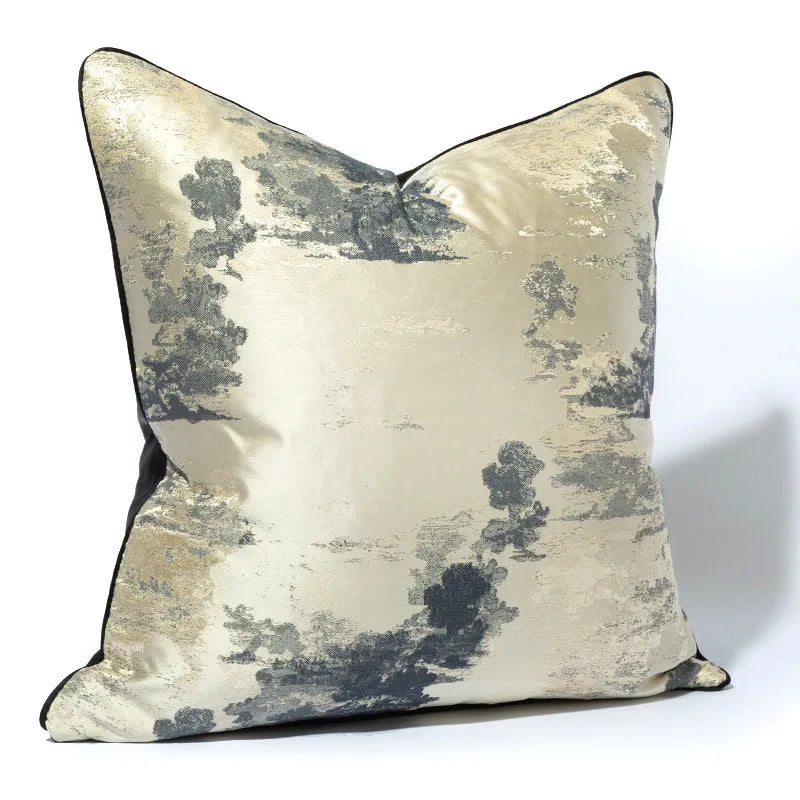 LuminaRest Pillowcase - Luxurious Pillowcase with Abstract Design for Modern Interiors