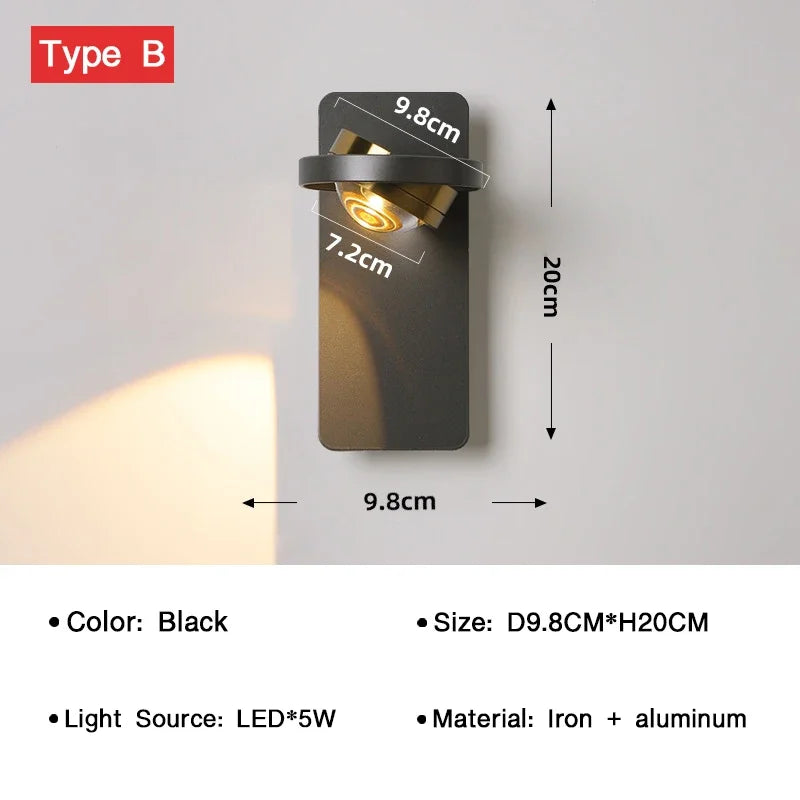 BrightTurn – Adjustable LED Wall Lamp for Any Room