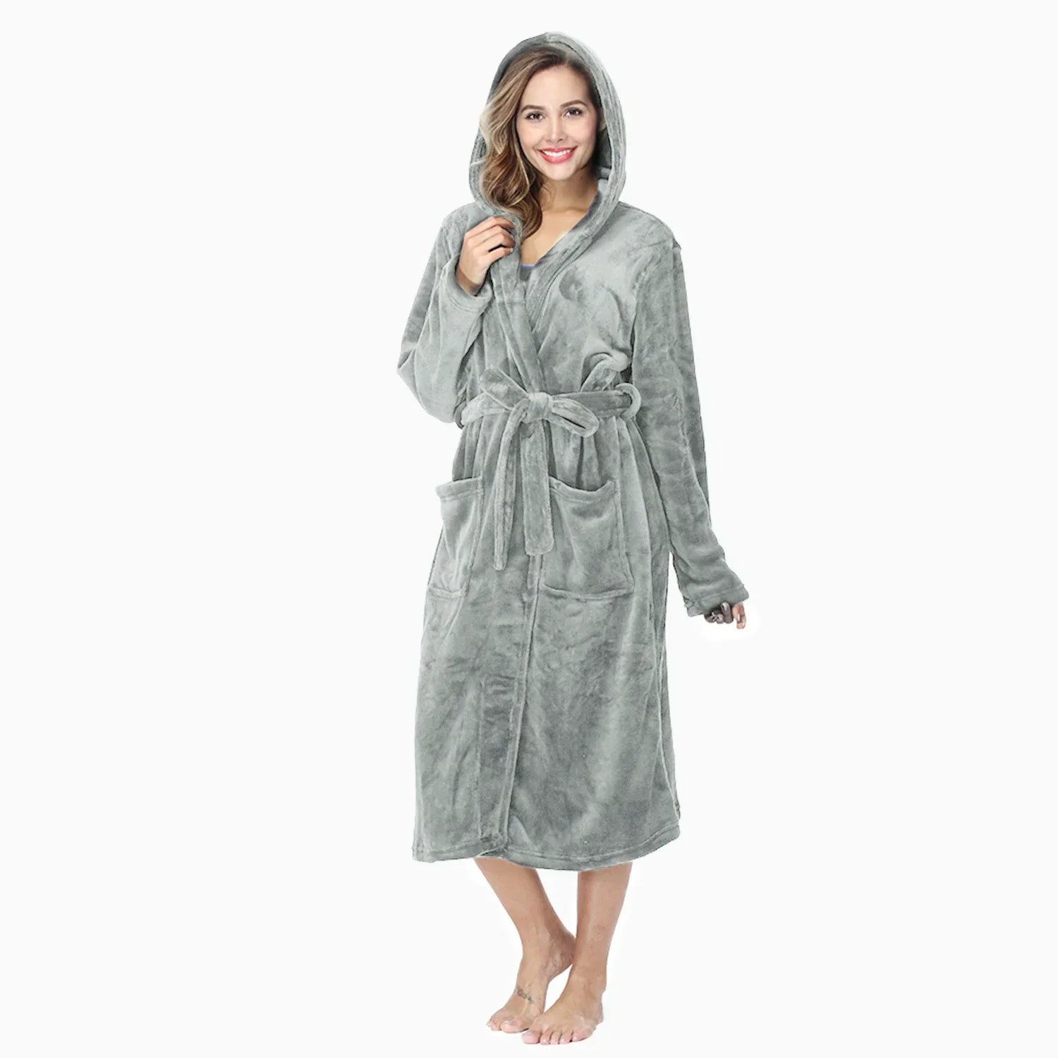 ChicComfort Hoodie Dress - Luxurious Fleece Dress for Every Occasion
