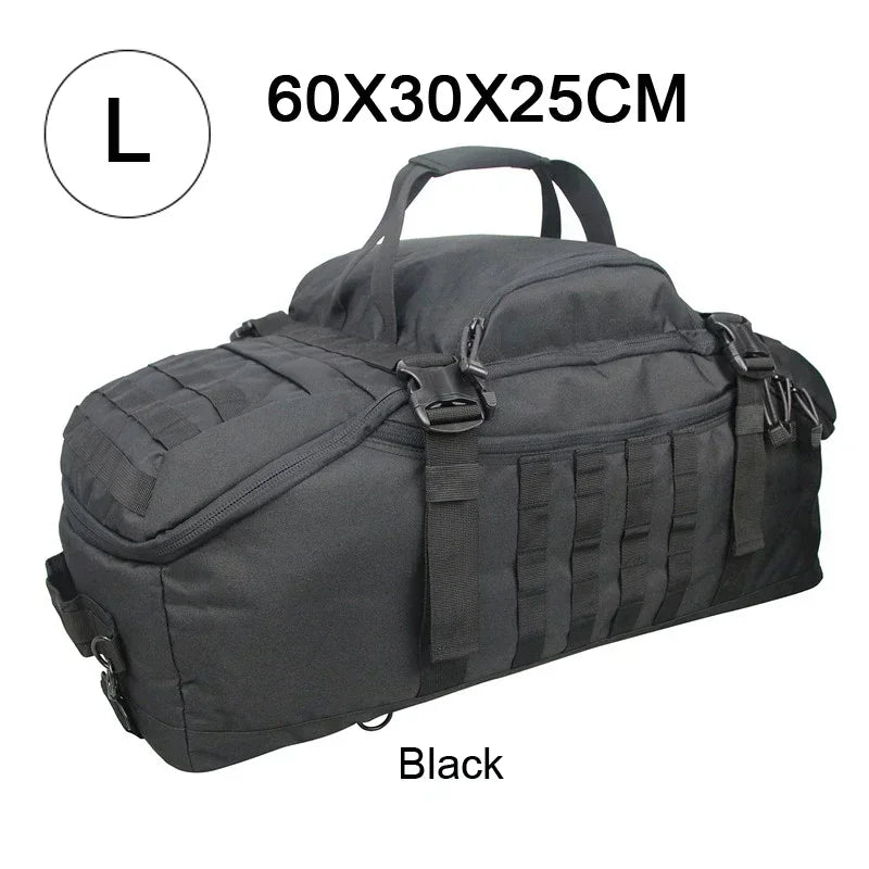 TrailTrek - Rugged Tactical Duffle Bag and Backpack