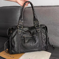 NoirClass - Elegant Black Leather Handbag
