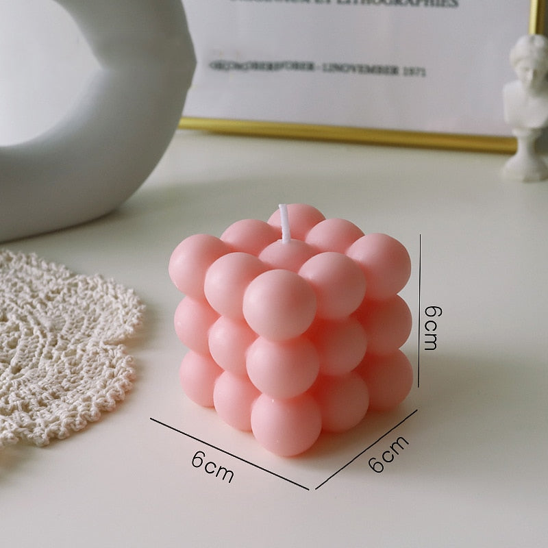 BubbleGlow Candle - Trendy Candle for Your Interior