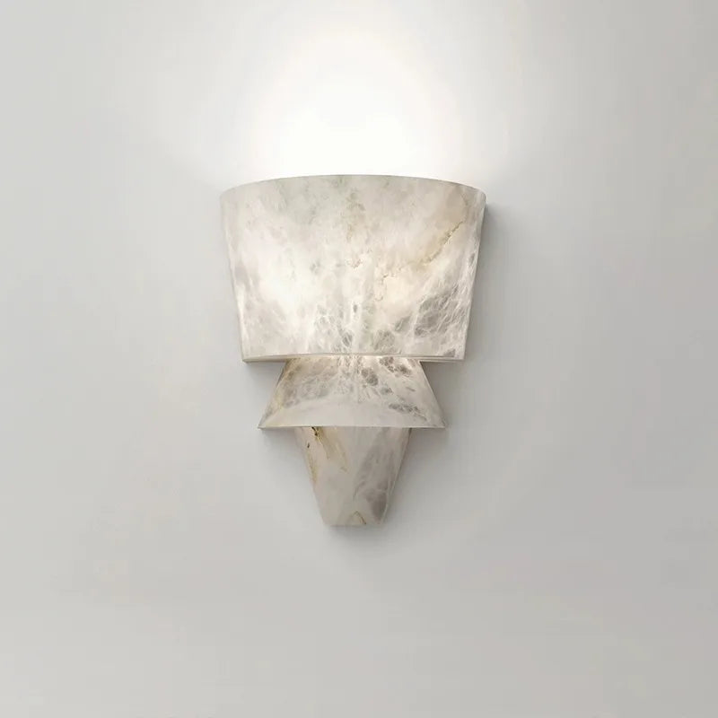 MarbleGlow Wall Light – Sleek Natural Stone Wall Lighting