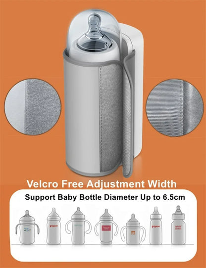 WarmEase - Portable Baby Bottle Warmer with Adjustable Temperature