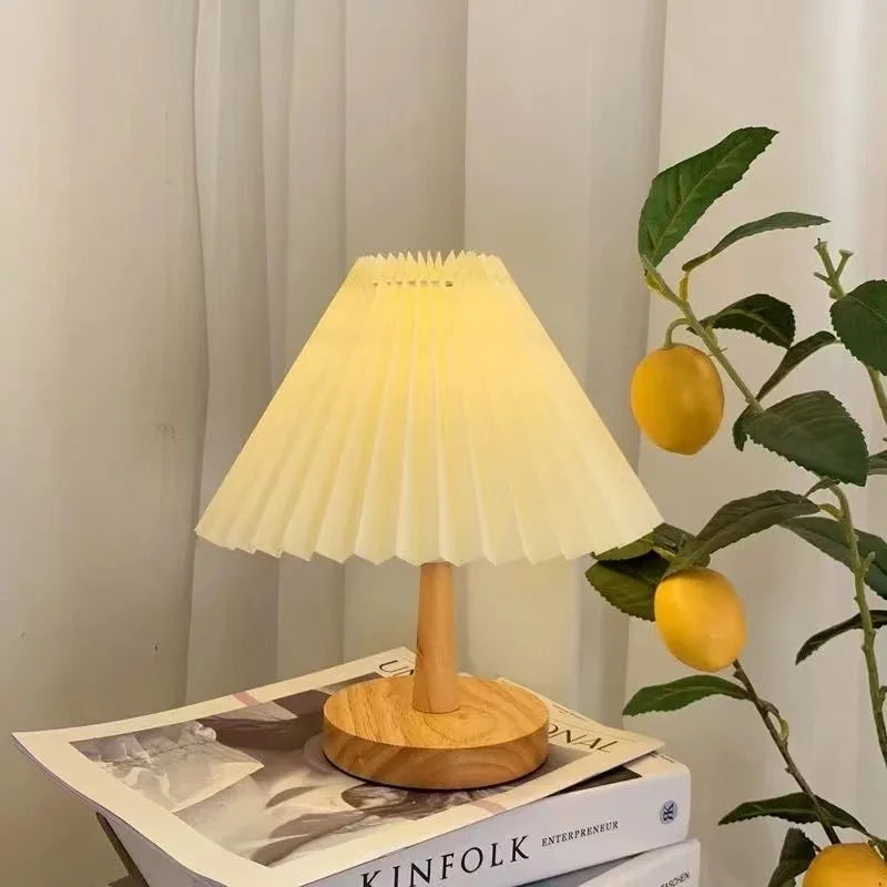 Foldable Pleat Table Lamp - Stylish Foldable LED Table Lamp for Unique Interior Design