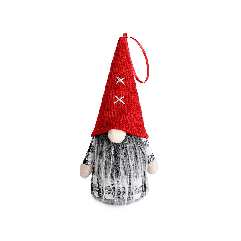 Festive Plush Gnomes with Jingle Bells & Holly