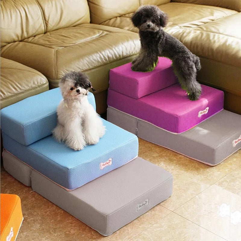 DogStep Pro - Luxury 2-Layer Dog Stairs