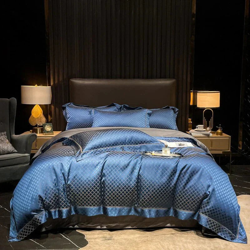 Royale Diamond – Luxury Egyptian Cotton Duvet Cover Set