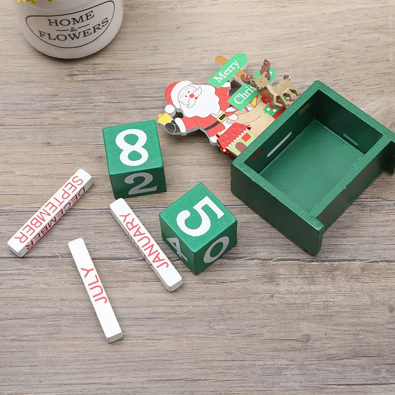 JoyfulCountdown Tree - Playful Wooden Christmas Tree