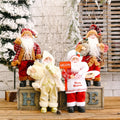 PoupeeFestive Santa Plush - Cute Santa Claus for Decoration