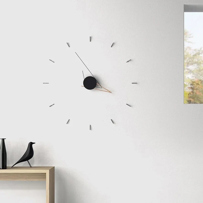 ModernArt Clock - Silent Wall Clock for Minimalism