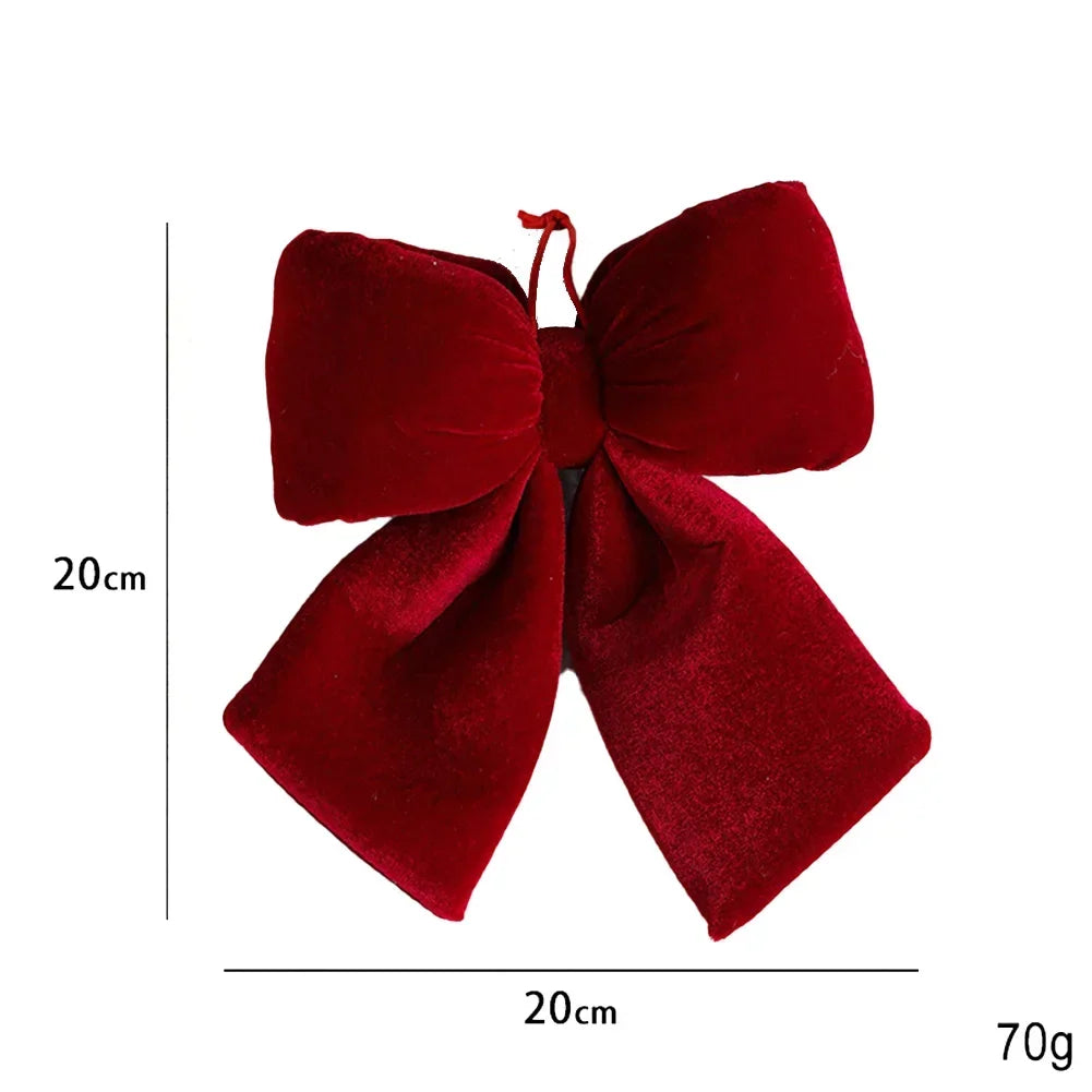 Red Velvet Bow - Luxury Red Velvet Bow for Decoration