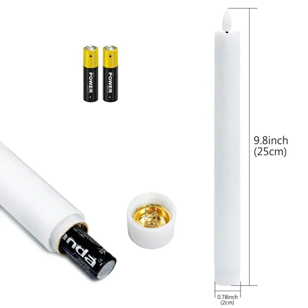 TaperFlame – Elegant Flameless LED Candles Set of Two