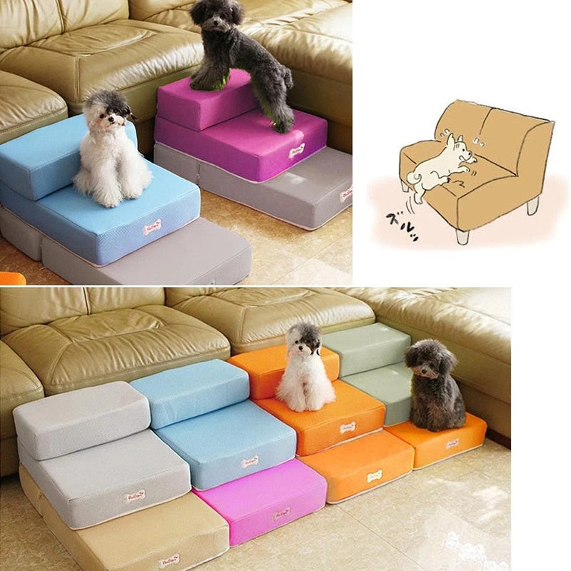 DogStep Pro - Luxury 2-Layer Dog Stairs