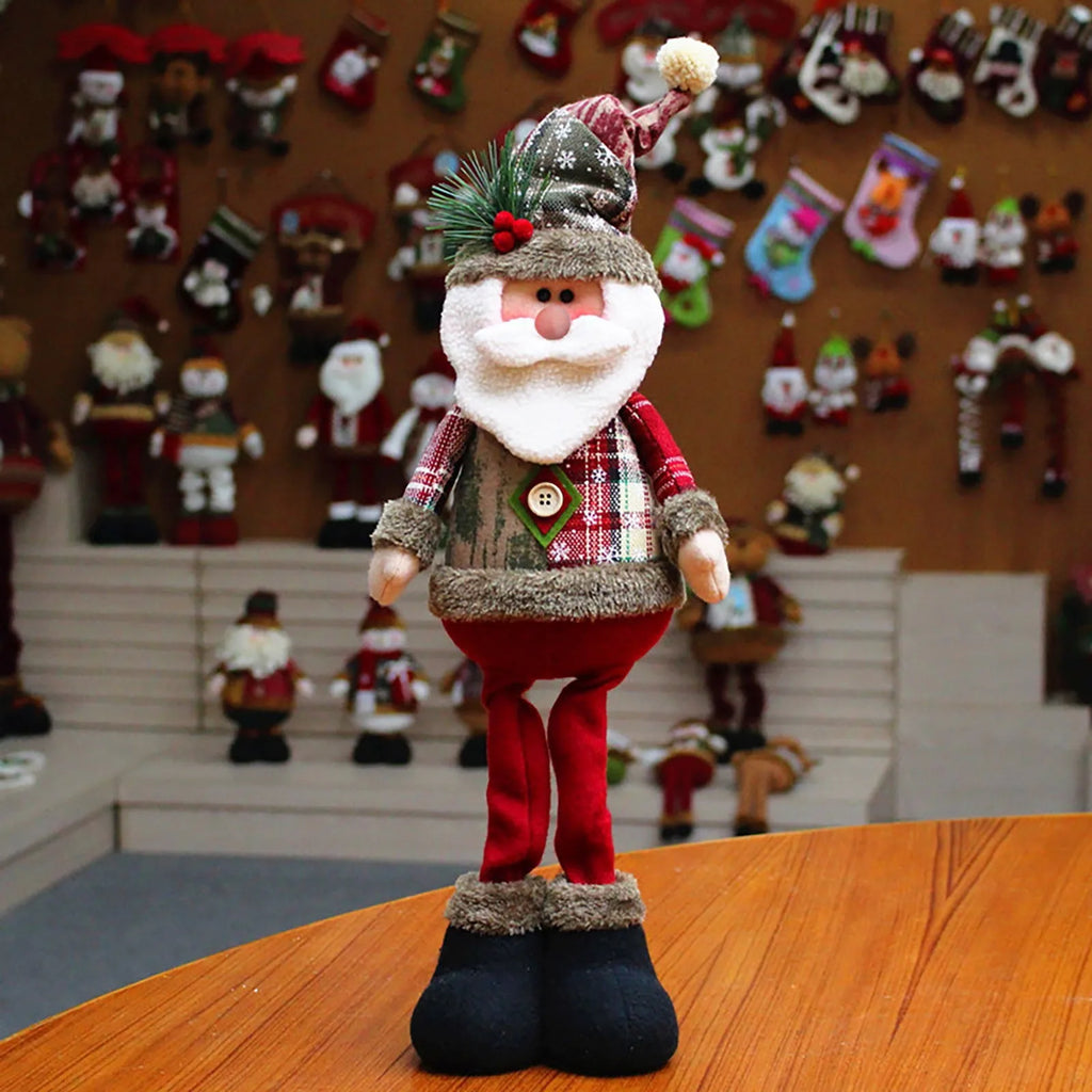 FeteLegere Plush Christmas Figures - Cute Christmas Figures for Kids