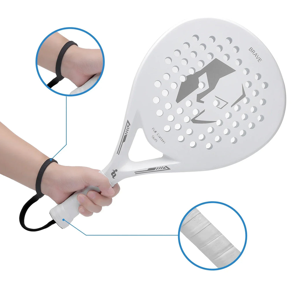 PowerGrip Padel Racket Pro - Luxury Tennis Padel Racket for Everyone