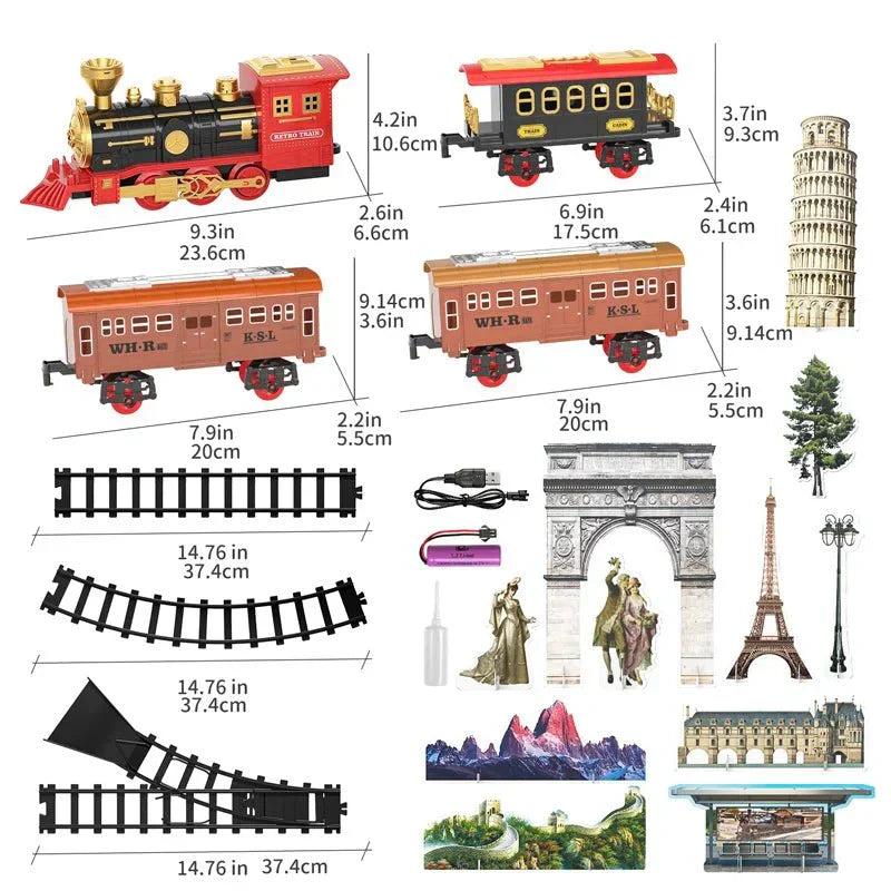 ClassicTrack Set – Vintage Train with Realistic Effects
