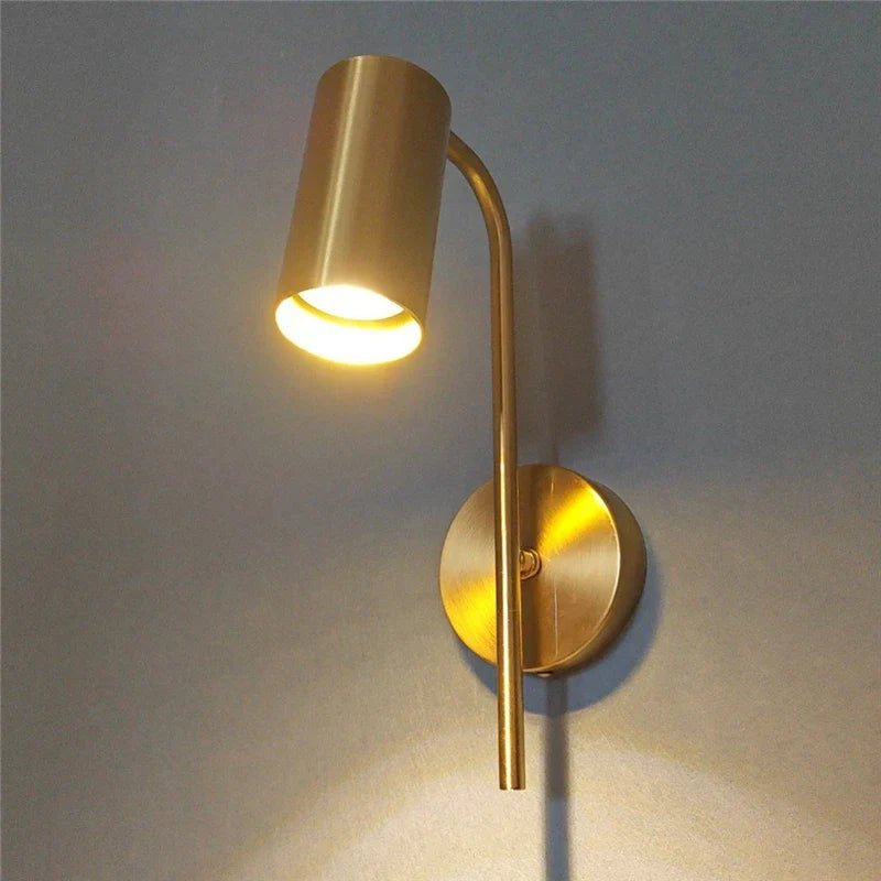 NordicLuxe - Luxury Gold Wall Lamp for the Bedroom