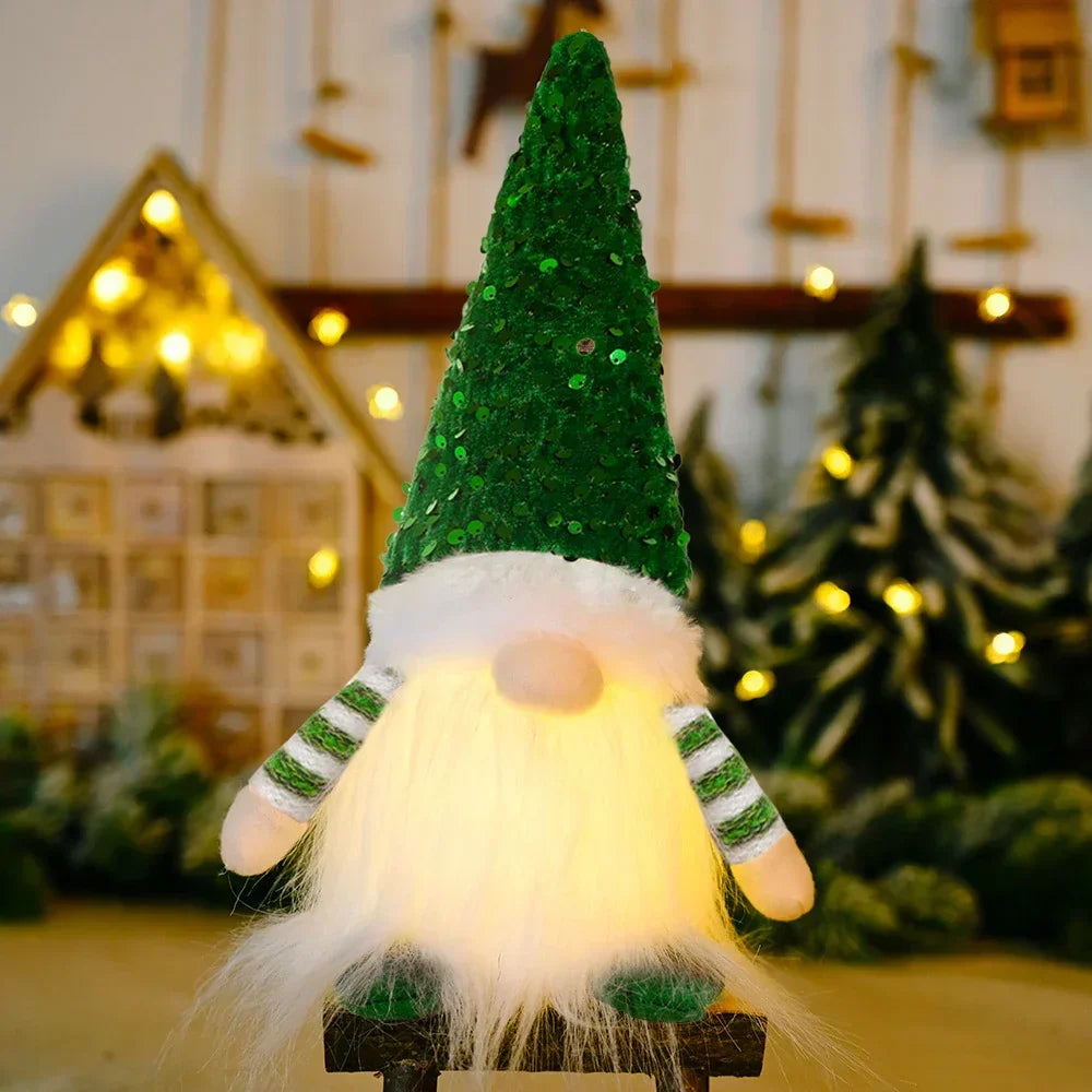 NoelGnome Christmas Gnome - Charming Illuminated Christmas Decoration for Your Home