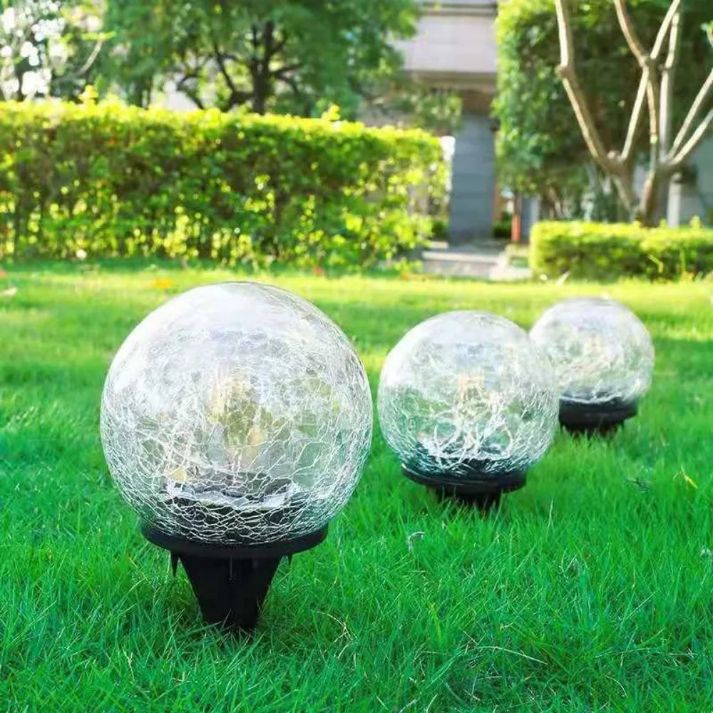 SparkleSphere Light - Magische Zonne-energie Tuinlamp