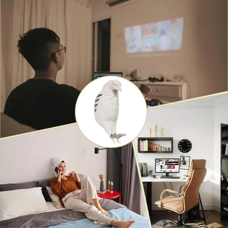 OwlLight - 3D Owl Wall Lamp for Bedroom
