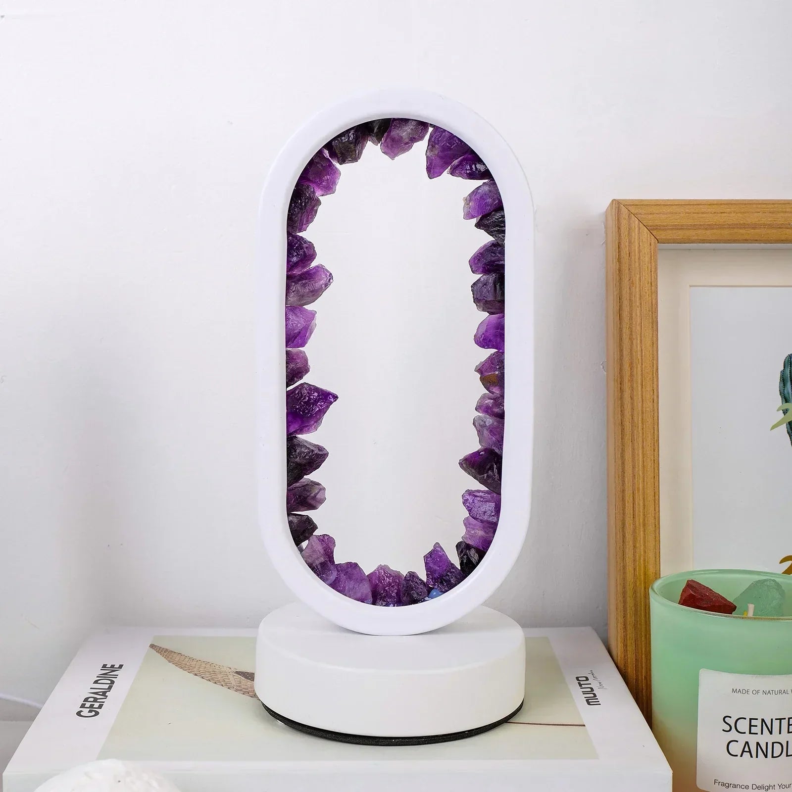 Amethystique – Elegant Natural Crystal Lighting