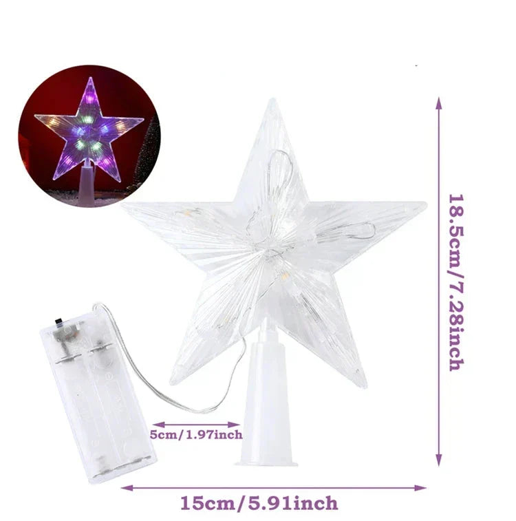 Starlit - Magical LED Star for Christmas Tree Decoration