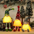 Enchanting Illuminated Christmas Gnome Whiteh Luxury Glow
